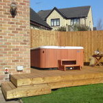 Hot tub decking and fencing Huddersfield
